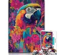 Puzzles pour Adultes Puzzle Fantaisie Perruche 1 000 pièces pour Adolescents Jeu éducatif et Stimulant pour Femmes et Hommes (50x75cm)