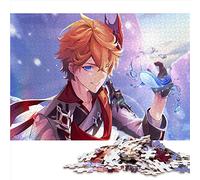 Puzzles pour Adultes Puzzle Genshin Impact Tartaglia Puzzle en Bois Excellent Cadeau pour Adultes 50x75 cm