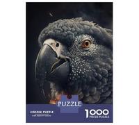 Puzzles pour adultes, puzzle gris africain, 1000 pièces, jeu de réflexion, idée cadeau pour femmes, jeu difficile, idée cadeau 38 x 26 cm/1000 pièces