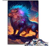 Puzzles pour Adultes, Puzzle Lion Fantastique 1000 pièces pour Adolescents, soirée de Jeux en Famille, idée Cadeau stimulante (Taille : 50x75cm)