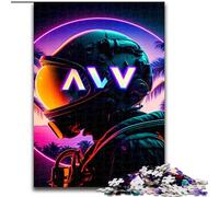 Puzzles pour Adultes, Puzzle Punk Astronaute de 1000 pièces en Carton, Parfait pour Halloween, Noël, Cadeau d'anniversaire 1000 pièces(26x38cm)