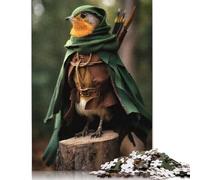 Puzzles pour Adultes Puzzle Robin des Bois 500 pièces Puzzles en Bois adaptés aux Adultes et aux Plus de 18 Ans Puzzle Casse-tête 500 pièces (52 x 38 cm)