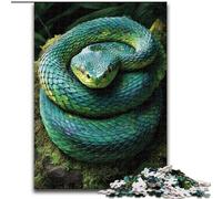 Puzzles pour Adultes, Puzzle Serpent Fantastique de 1 000 pièces pour s'amuser en Famille, Parfait pour Les Vacances, soirées de Jeux interactives 50x75cm