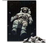 Puzzles pour Adultes, Puzzle Squelette d'astronaute de 1000 pièces, Parfait pour s'amuser en Famille à Noël, Thanksgiving, Les Anniversaires et Pâques (Taille 26x38cm)