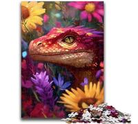 Puzzles pour Adultes, Puzzles bébé Dragon Fleur pour Adolescents, Apprentissage éducatif, idéal comme Cadeau pour Toute la Famille (26x38cm)