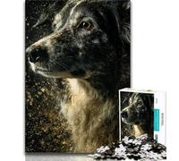 Puzzles pour Adultes Puzzles Berger Allemand pour Adolescents 1 000 pièces Jeu Familial Cadeaux d'anniversaire Défi Haute difficulté 75x50cm