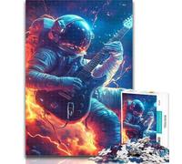 Puzzles pour Adultes, Puzzles d'astronautes musicaux, 1000 pièces, Jouet éducatif et décompressant, Cadeau d'anniversaire, 26x38cm