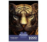 Puzzles pour Adultes - Puzzles De 1000 Pièces Golden Tiger Puzzle pour Adultes - Jeux en Famille - Assemblage De Motifs - Difficile Et Stimulant 70x50cm/1000pcs