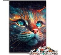 Puzzles pour Adultes Puzzles de Chats fantastiques pour Adultes Taille : 38x26cm Casse-tête Stimulant - Jouet Relaxant pour Adolescents
