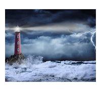 Puzzles pour adultes, Puzzles difficiles de 2000 pièces pour adultes et adolescents, Phare au bord de la mer Puzzle de 2000 pièces, Puzzles pour adultes, Jouets de puzzle intellectuels pour la famill