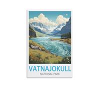 Puzzles pour Adultes, Puzzles Difficiles des Parcs nationaux de Vatnajokull pour Une soirée Jeux en Famille, décoration intérieure 70x100cm
