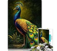 Puzzles pour Adultes Puzzles fantastiques Paon 1000 pièces Jouet éducatif et décompressant Cadeau d'anniversaire Cadeaux (50x75cm)