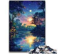 Puzzles pour Adultes, Puzzles Nocturnes pour Adultes, éducatifs et éducatifs, idéal comme Cadeau pour Toute la Famille (50x75cm)