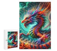 Puzzles pour Adultes Quantum Dracoscale Enigma Puzzles pour Adolescents, Jouets Anti-Stress, Décoration Murale, Cadeaux Uniques pour Anniversaire Et Noël 1000 PCS