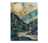 Puzzles pour Adultes Radiant Highlands Kintsugi Puzzle pour Adultes Jeux Relaxants Course De Vitesse Manuelle Cadeau d'anniversaire, Cadeaux, 38x26cm/1000pcs