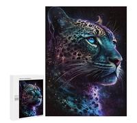 Puzzles pour Adultes Rainbow Leopard Portrait Puzzles pour Adolescents : Améliorent La Mémoire. Chaque Pièce Est Unique - Jouets Et Jeux Éducatifs 500 PCS
