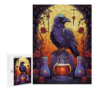 Puzzles pour Adultes Raven Love Potion Puzzle pour Adultes, Jeu Familial, Défi Difficile, Cadeaux pour Les Amis Et La Famille 500 PCS