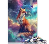 Puzzles pour Adultes Renard dans Les Nuages Puzzle 1000 pièces Puzzle en Bois pour la décoration de la Maison 1000 pièces (75 x 50 cm)