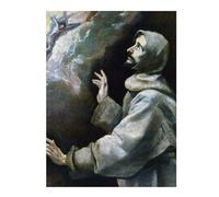 Puzzles pour Adultes Saint Francis by El Greco Puzzle pour Adultes - Jeu Manuel - Améliore La Mémoire - Cadeaux d'anniversaire Et Cadeaux Uniques 52x38cm/1000pcs