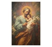 Puzzles pour Adultes Saint Joseph with Baby Jesus Puzzles Jeux Relaxants Découpe De Précision Cadeaux pour Les Amis Et La Famille 1000pcs(75x50cm)