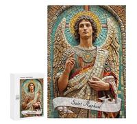Puzzles pour Adultes Saint Raphael Archangel Puzzles pour Adolescents, Jouets Anti-Stress, Décoration Murale, Cadeaux Uniques pour Anniversaire Et Noël 300 PCS
