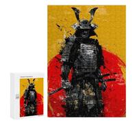 Puzzles pour Adultes Samurai Warrior Art Print-1 Puzzle pour Adolescents Améliore La Mémoire Difficile Et Stimulant Idéal comme Cadeau 300 PCS