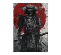 Puzzles pour Adultes Samurai Warrior Art Print-5 Puzzles pour Adultes Jeu Manuel Une Œuvre d'art Cadeaux Uniques pour Un Anniversaire Et Noël