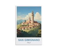 Puzzles pour Adultes, San Gimignano, Italie, Affiches, Puzzles pour Adultes, Jeu éducatif, Jouet de défi, 1000 pièces, 52 x 38 cm