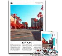 Puzzles pour Adultes San José 1000 pièces, Puzzles pour Adolescents et Adultes, Jeux éducatifs, décoration d'intérieur, à Offrir en Cadeau pour Toute la Famille, 26x38cm