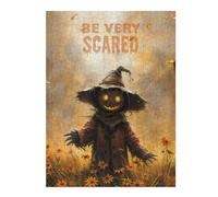 Puzzles pour Adultes Scary Halloween Puzzles pour Adultes : Jeux Relaxants, Défis Difficiles, Cadeaux d'anniversaire Et Cadeaux Uniques 52x38cm/1000pcs