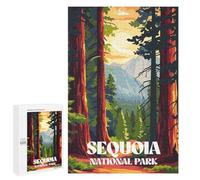 Puzzles pour Adultes Sequoia Sunset Trail Puzzle pour Adultes, Jeu Familial, Défi Difficile, Cadeaux pour Les Amis Et La Famille 1000 PCS