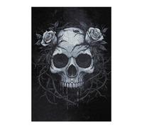 Puzzles pour Adultes Skull with Roses - Gothic Jeux De Puzzle Relaxants pour Adultes - pour S'amuser en Famille - Cadeaux Uniques pour Un Anniversaire Ou Noël