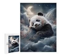 Puzzles pour Adultes Sleeping Panda in Clouds -1 Puzzle pour Adolescents Améliore La Mémoire Difficile Et Stimulant Idéal comme Cadeau 500 PCS