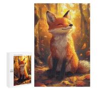 Puzzles pour Adultes Smiling Fox Puzzles pour Adolescents, Jouets Anti-Stress, Décoration Murale, Cadeaux Uniques pour Anniversaire Et Noël 1000 PCS