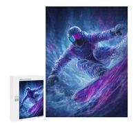 Puzzles pour Adultes Snowboarder in Neon Gear -1 Puzzles pour Adultes : Anti-Stress, Difficile Et Stimulant, pour des Soirées Jeux en Famille 500 PCS