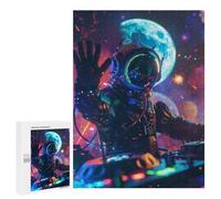 Puzzles pour Adultes Space DJ Mixing Cosmic Beats Puzzle pour Adolescents Améliore La Mémoire Difficile Et Stimulant Idéal comme Cadeau 500 PCS