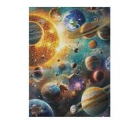 Puzzles pour Adultes Space Exploration Planets & Stars -1 Puzzles pour Adultes Jeu Manuel Une Œuvre d'art Cadeaux Uniques pour Un Anniversaire Et Noël