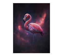 Puzzles pour Adultes Space Flamingo Puzzles pour Adultes : Jeux Relaxants, Défis Difficiles, Cadeaux d'anniversaire Et Cadeaux Uniques 52x38cm/1000pcs