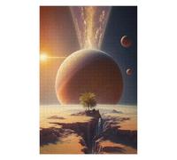 Puzzles pour Adultes Space Oasis Puzzles pour Adultes - Jouets Anti-Stress - Une Œuvre d'art - Cadeaux d'anniversaire Et Cadeaux Uniques 75x50cm/1000pcs