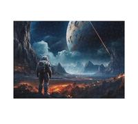 Puzzles pour Adultes Space Walk Jeu De Puzzle Et Casse-tête pour Adultes, Cadeau d'anniversaire Idéal 1000pcs(38x26cm)