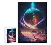 Puzzles pour Adultes Stellar Sunset Galaxy Puzzles pour Adultes - Décoration Murale - Cadeaux Souvenirs pour Vos Proches 300 PCS
