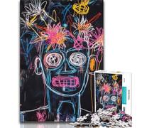 Puzzles pour Adultes Style Basquiat, 1000 pièces, Jouets éducatifs et éducatifs, Jeux familiaux avec Affiche et fiche de Questions-réponses Assorties, 38x26cm