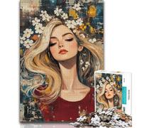 Puzzles pour Adultes Style Basquiat 1000 pièces pour Adultes, Anti-Stress, Vacances, Tuer Le Temps, décoration d'intérieur (Taille 38x26cm)