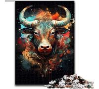 Puzzles pour Adultes Style Graffiti, 1000 pièces, Motif chèvre, pour Jeu éducatif, défi, Cadeau d'anniversaire, décoration Murale (50x75cm)