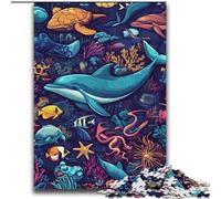 Puzzles pour Adultes sur Le thème des Animaux Marins, 2000 pièces, à partir de 14 Ans, décoration d'intérieur, Jeux de Famille, Cadeaux de Noël et d'anniversaire (70x100cm)