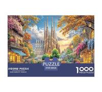 Puzzles pour Adultes sur Le thème des cathédrales historiques Grande cathédrale au Bord de l'eau, pour Toute la Famille (Femmes et Hommes), 38 x 26 cm/1000 pièces