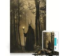Puzzles pour Adultes sur Le thème des druides des forêts victoriennes,1000 pièces,pour développer la mémoire,Amusant,Haute précision,découpe Parfaite,Facile à Apprendre,idéal pour Toute la Famille