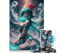 Puzzles pour Adultes sur Le thème des Princesses fantastiques d'anime,1000 pièces,pour développer la mémoire,s'amuser,Haute précision,découpe Facile,Plaisir en Famille (38x52cm)