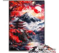 Puzzles pour Adultes Temples Japonais 1000 pièces Jeu Difficile et Stimulant pour Toute la Famille Interaction Parent-Enfant (26x38cm)