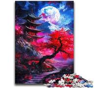Puzzles pour Adultes Temples Japonais Difficiles à compléter, mais Amusants et Humoristiques, décoration d'intérieur et Cadeaux Uniques 26 x 38 cm